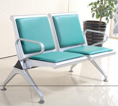 Airport  infusion chair rest row long row modern hospital  stainless steel public waiting chair