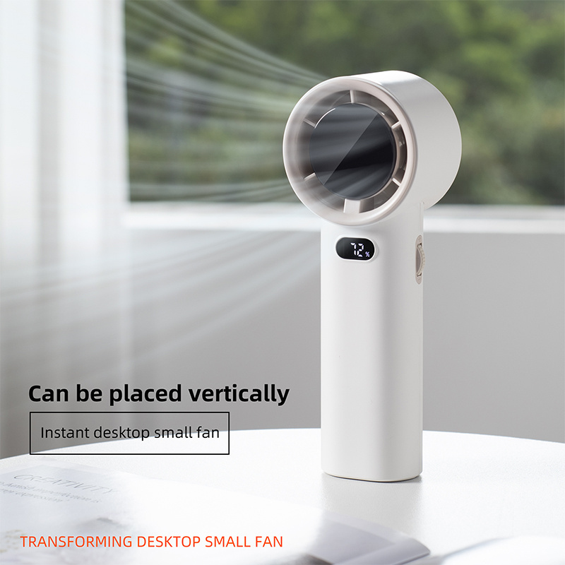 3600mAh High Speed Handheld Mini Turbo Jet Fan Wholesale Summer Cooling Rechargeable Portable Handheld Fan