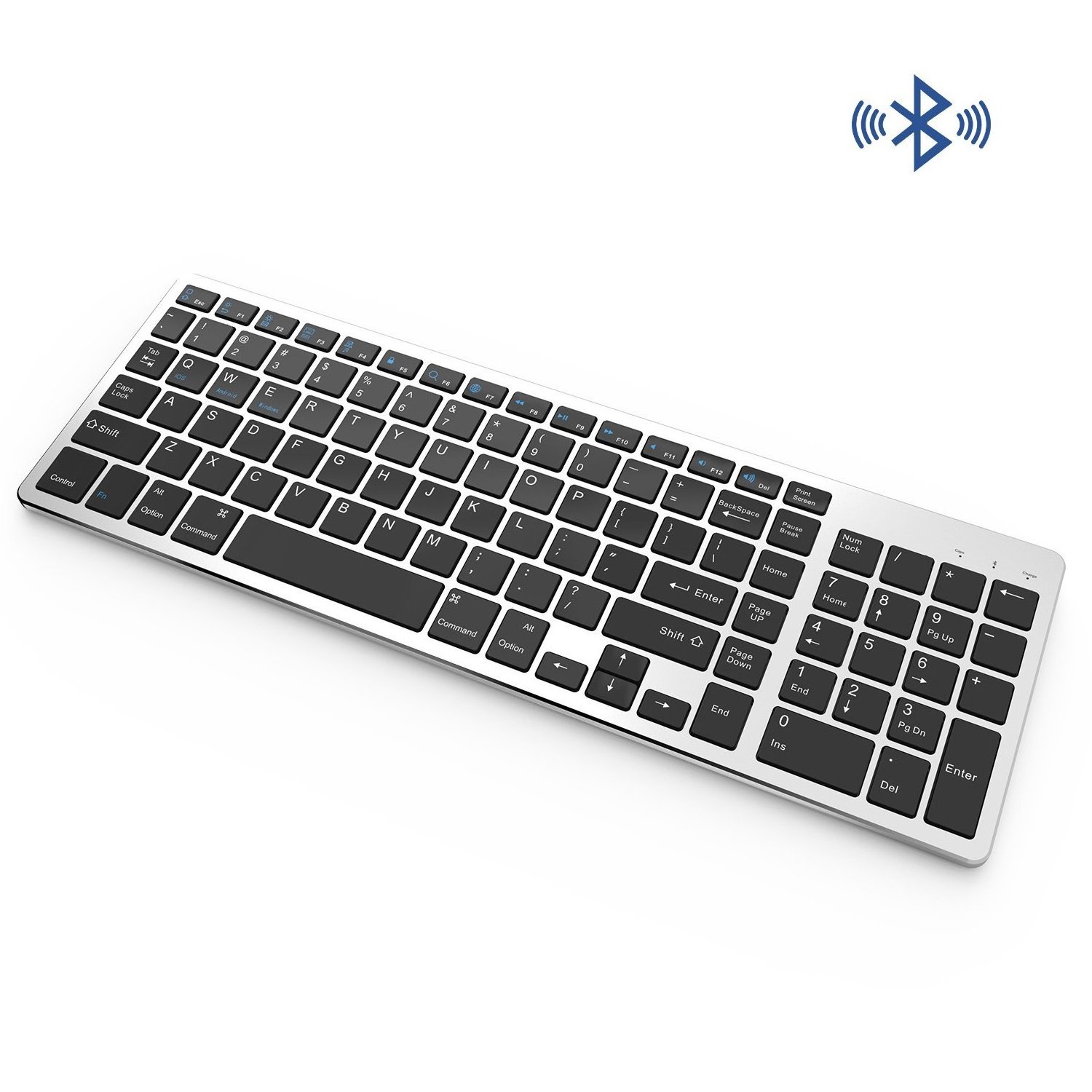 Bluetooth slim keyboard accessories computer customized language ultra thin usb wireless keyboard for laptop