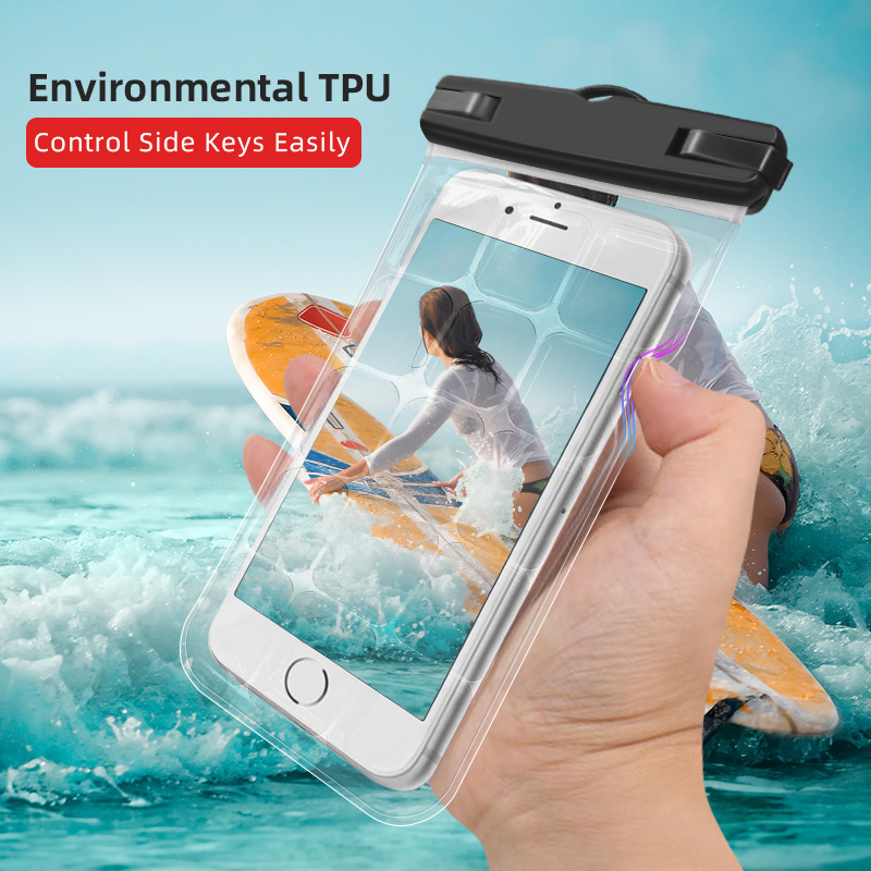 IP68 Waterproof Case for IPhone 13 12 XS Max XR X 8 7 6 Poco X3 Samsung S21 Cover Water Proof Bag Mobile Phone Pouch Protector