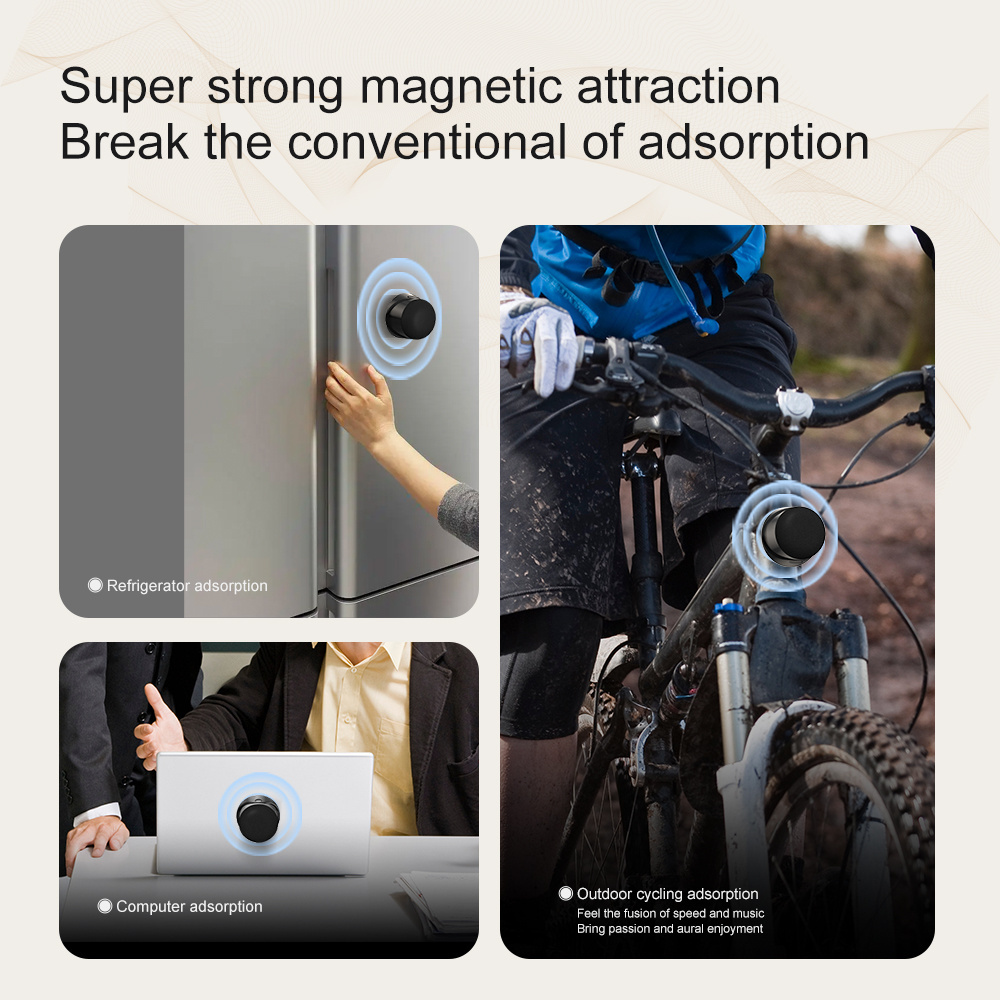 LP Magnetic Speaker FOR iPhone Mini Wall Mountable True Wireless Portable