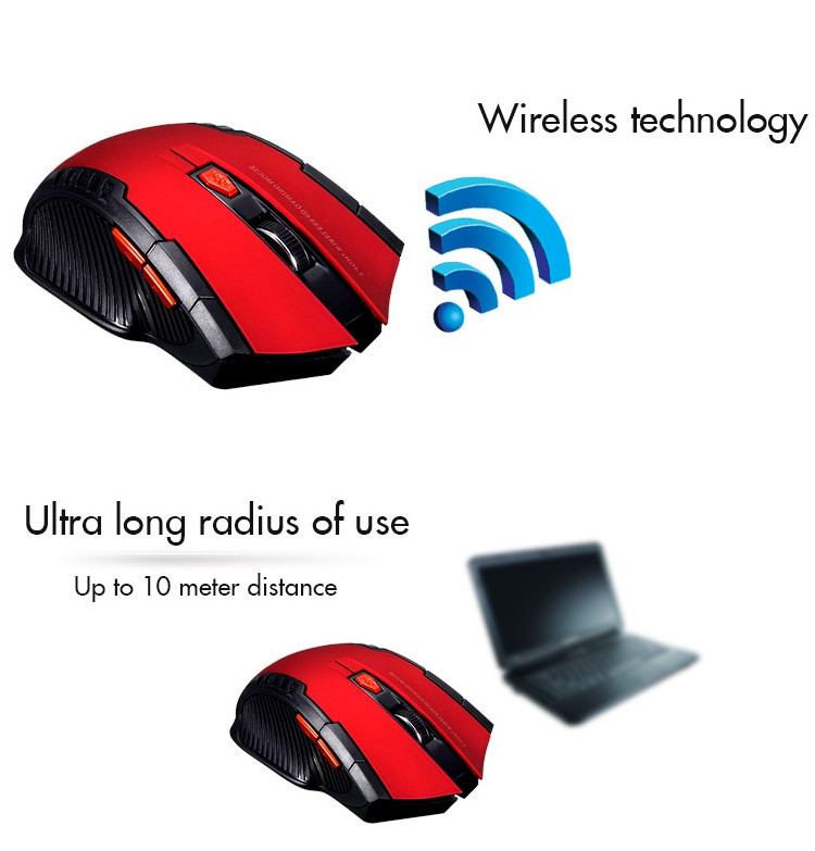 Wholesale 3D 2.4GHz USB Optical Wireless Mouse Supporting Professional OEM/ODM Service