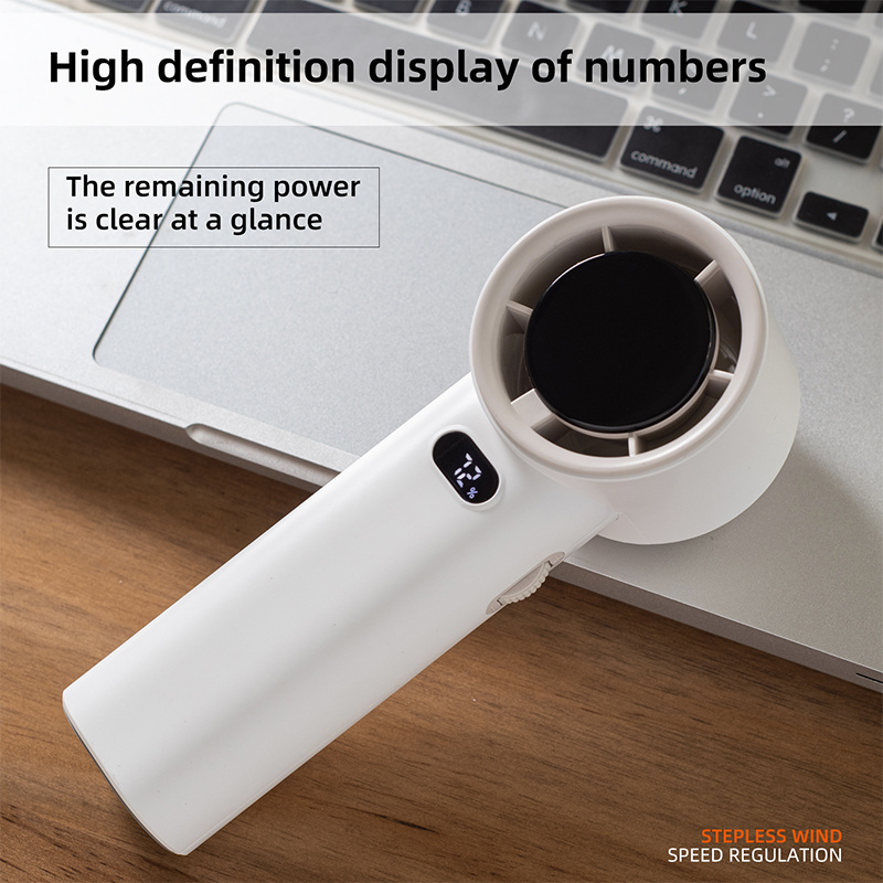 3600mAh High Speed Handheld Mini Turbo Jet Fan Wholesale Summer Cooling Rechargeable Portable Handheld Fan