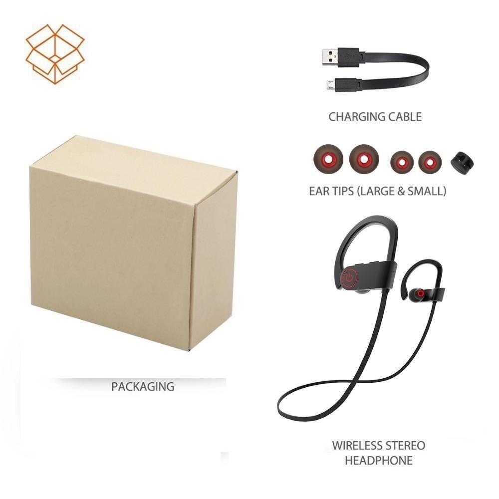 Sports Wireless Headphones Heavy Bass Earphone with Mic wireless earbuds Headset for phone iPhone xiaomi