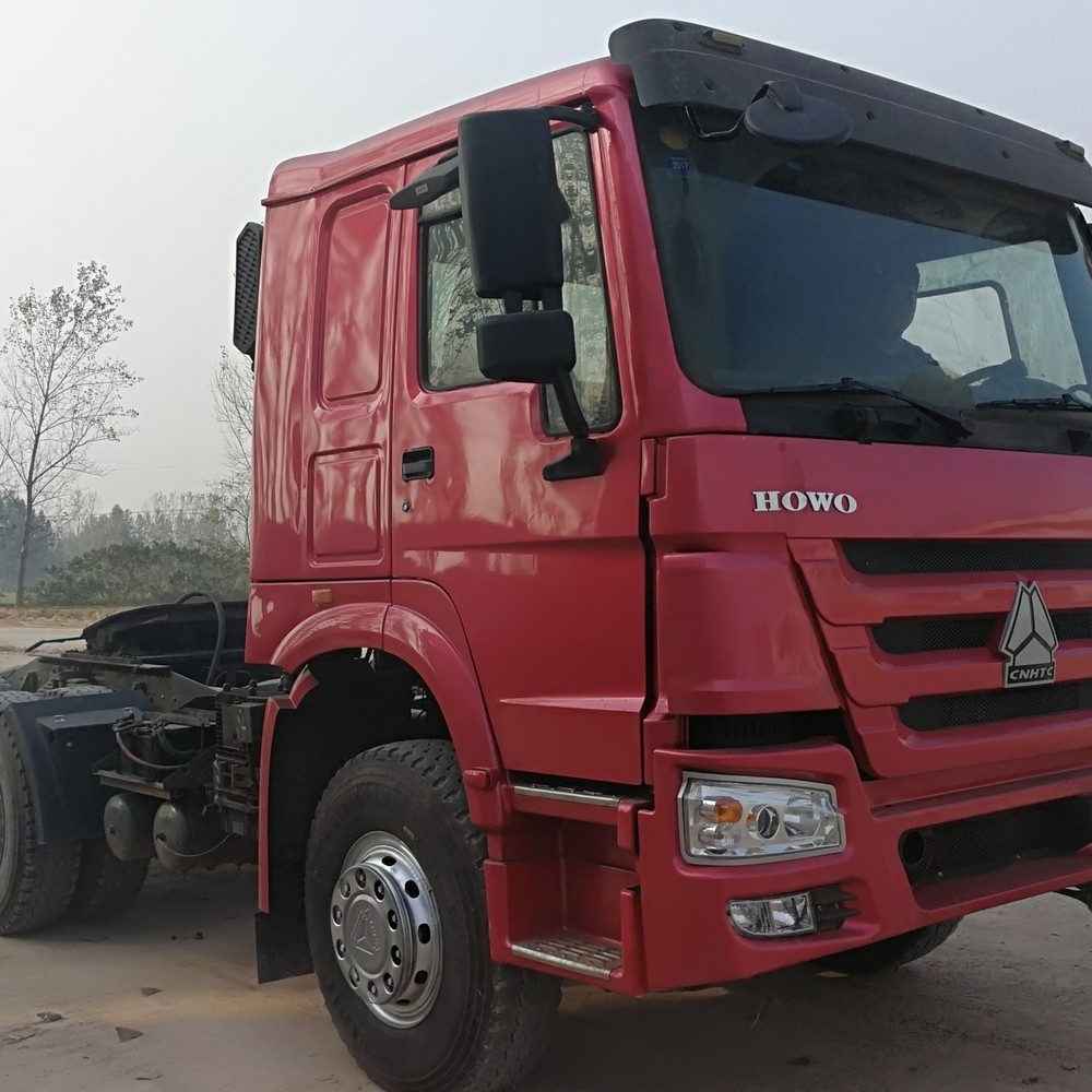 High End Used China 6X4 LHD Tractor Truck 10 Wheel Left Handed 375 Hp For Sale In ZAMBIA Power Truck Tractor