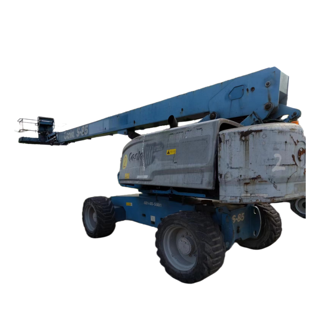 second hand Genie S85 boomlift 2015 made telescopic boom lift used good condition for sale