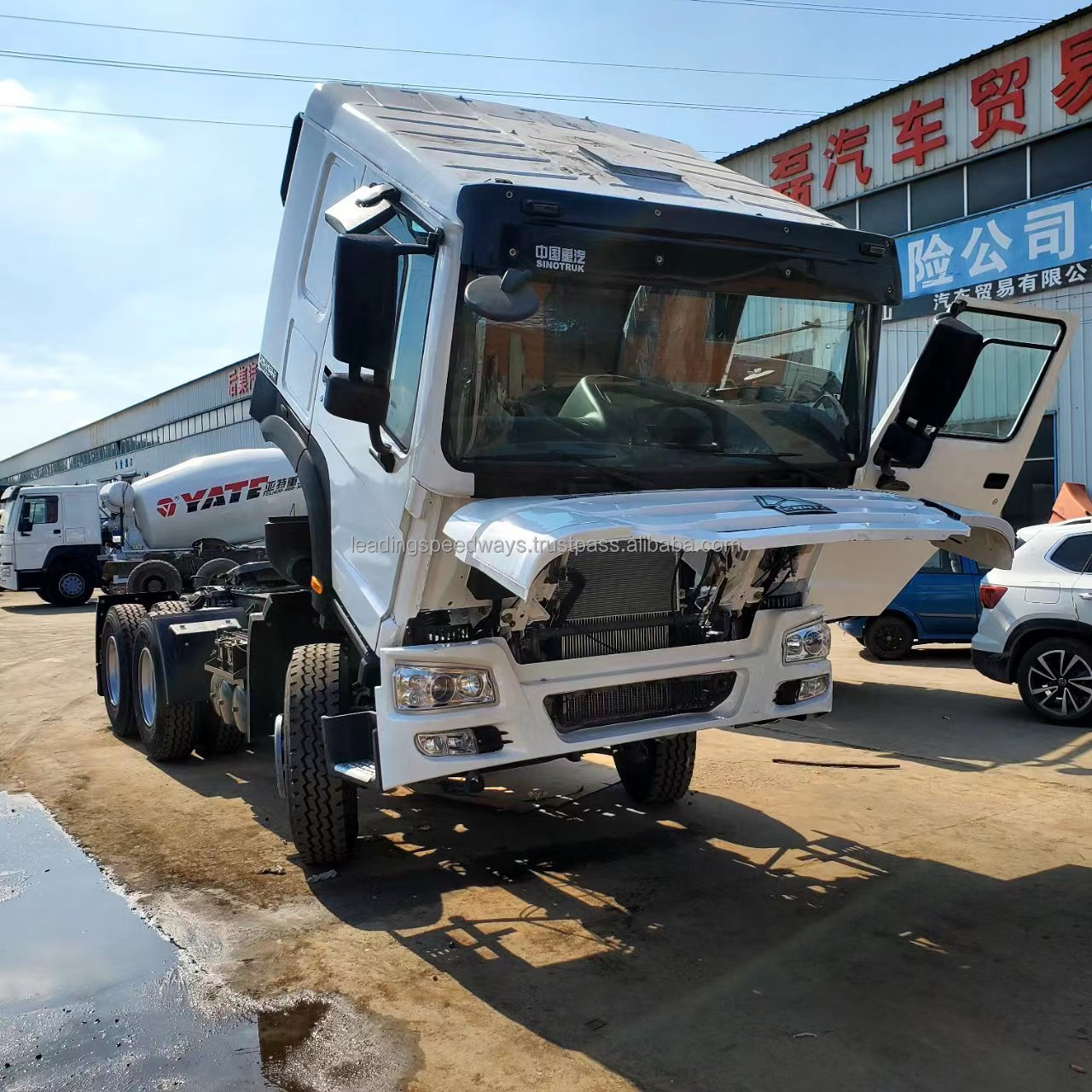 Sinotruck 6x4 Howo 371Hp Trailer Truck Head Used 10 wheeler Tractor Truck Price sinotruk horse for sale in Zambia