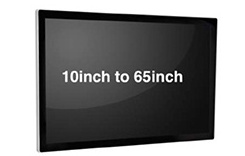 15.4 15.6 Inch Customized USB Power Supply Capacitive Touch Screen Monitors Interactive Advertising Display