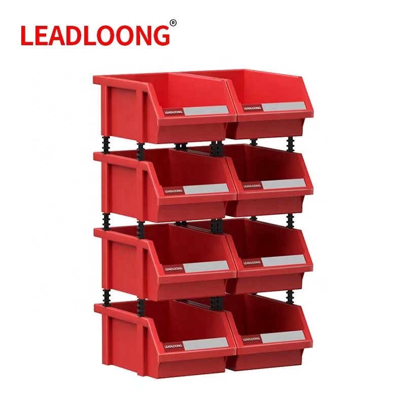 Heavy Duty Plastic Stackable Parts Bin Plastic Storage Bin Small Parts Plastic Drawer Storage Box for Shelf