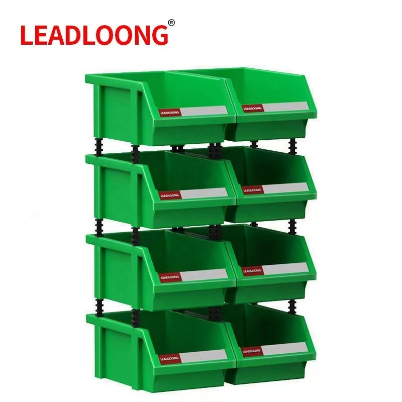 Heavy Duty Plastic Stackable Parts Bin Plastic Storage Bin Small Parts Plastic Drawer Storage Box for Shelf