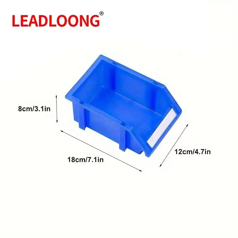 Heavy Duty Plastic Stackable Parts Bin Plastic Storage Bin Small Parts Plastic Drawer Storage Box for Shelf