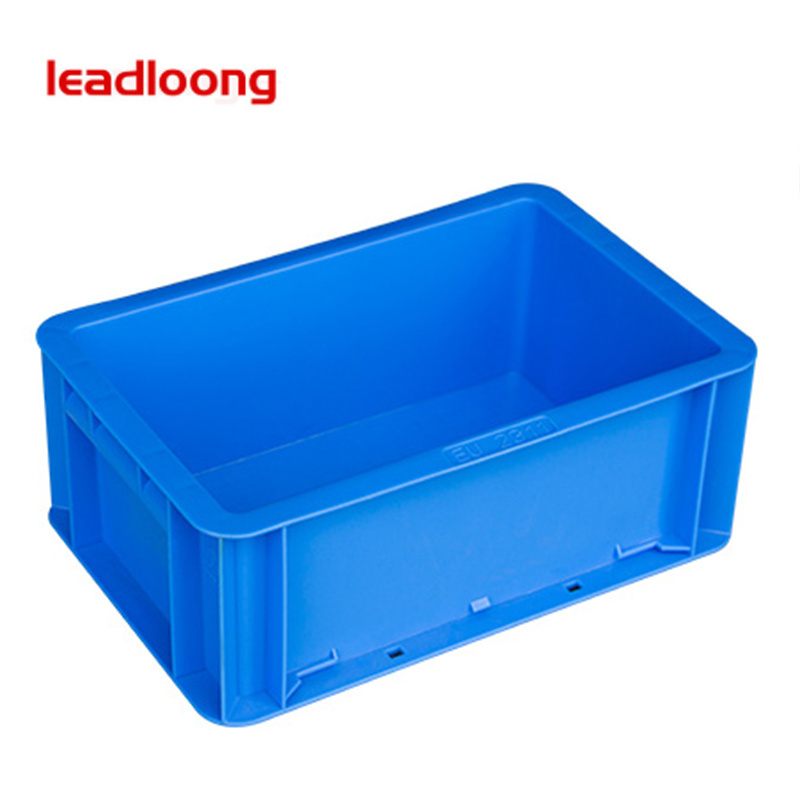 Customize Logo Size Heavy Stackable Turnover Box Plastic Turnover Crate EU Splicing Logistics Box HDPP Stackable Europe Crate