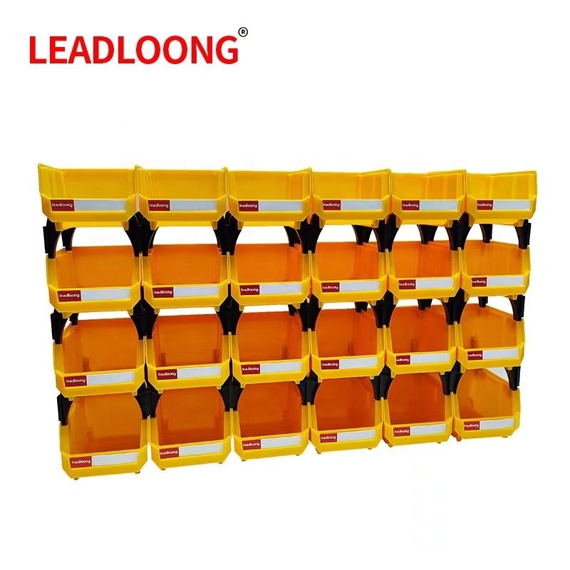 Stocks Warehouse Part Bin Tool Hardware Storage box Picking stackable Stacking Hanging Plastic shelf Storage Bin