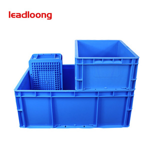 ODM Europe Standard Plastic EU Crates With Lid Support For Customized Colors And Logos