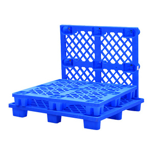 9 Feet Nestable Light Plastic Pallet for Sale Supplier Cheap HDPE Duty Used Disposable Blue Professional Plastic Pallet Factory