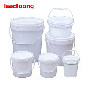 Packaging Container Drum Seal Paint Pail Buckets Food Grade Plastic 1L 3L 5L 10L 15L 20L 25L 5 Gallon 7 Gallon with Handle Lids