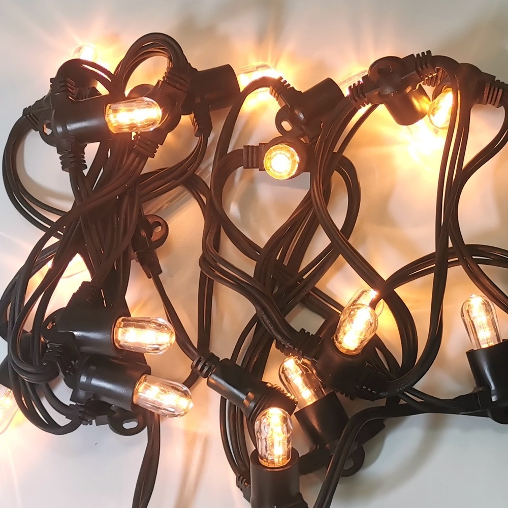 Restaurant Cafe Decorative Light Pretty E14 Bulb Garland Light String