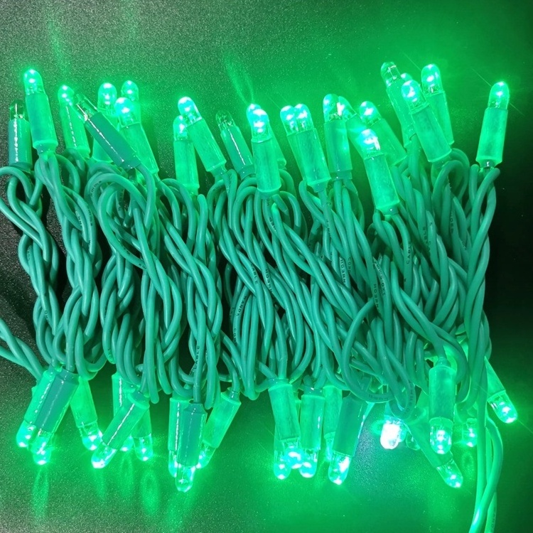 Commercial Grade Blue Wire 5m 50 LED Christmas decorative Lights with CE UKCA certificate