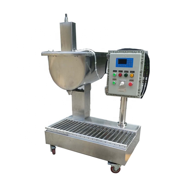 1-30L Single head Semi-automatic filling machine Iron barrels plastic barrels cans filler for paint