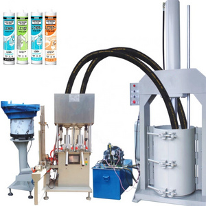 Plastic Cartridge Tube Silicone Sealants Semi Automatic Filling Machine