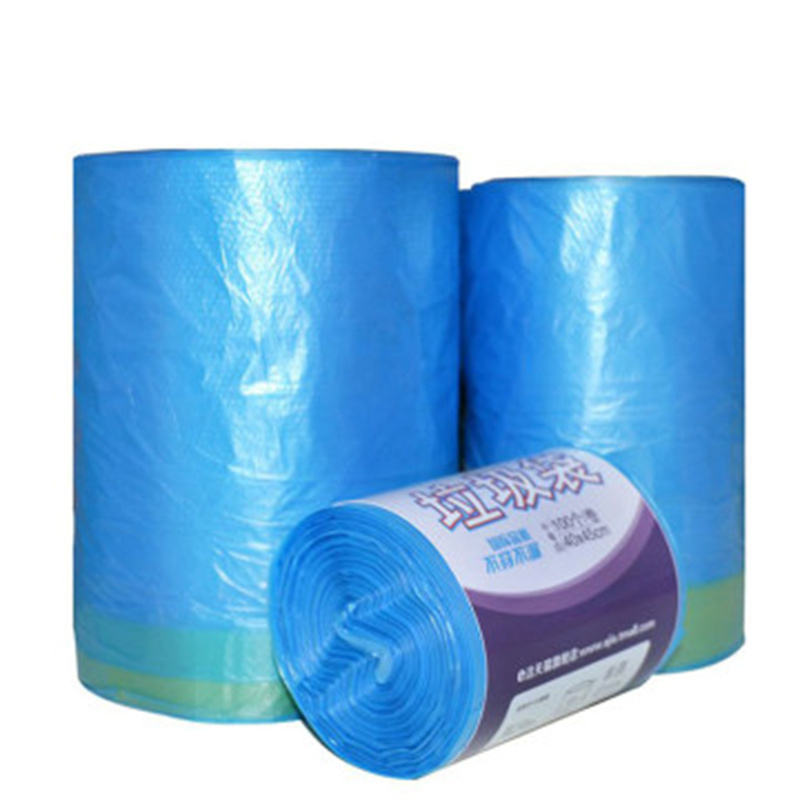 Wholesale  Biodegradable disposable plastic dustbin poly bag trash garbage bag with drawstring