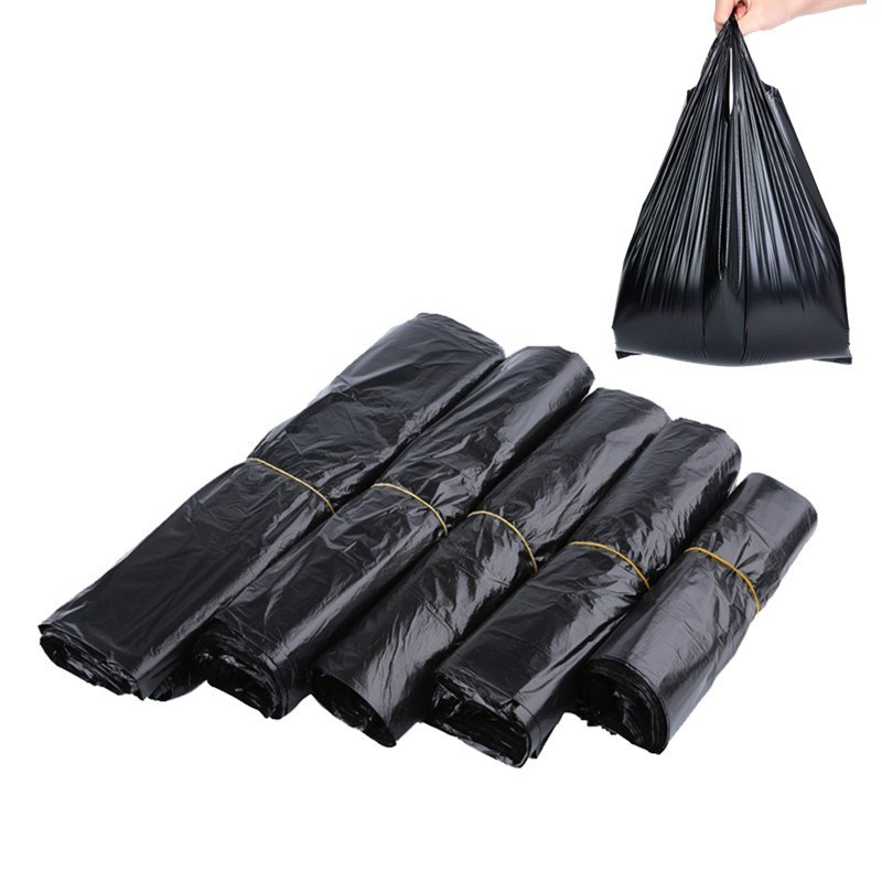 Factory supply 100%recycled compostable heavy duty biodegradable trash bag plastic pe construction contractor garbage trash bags