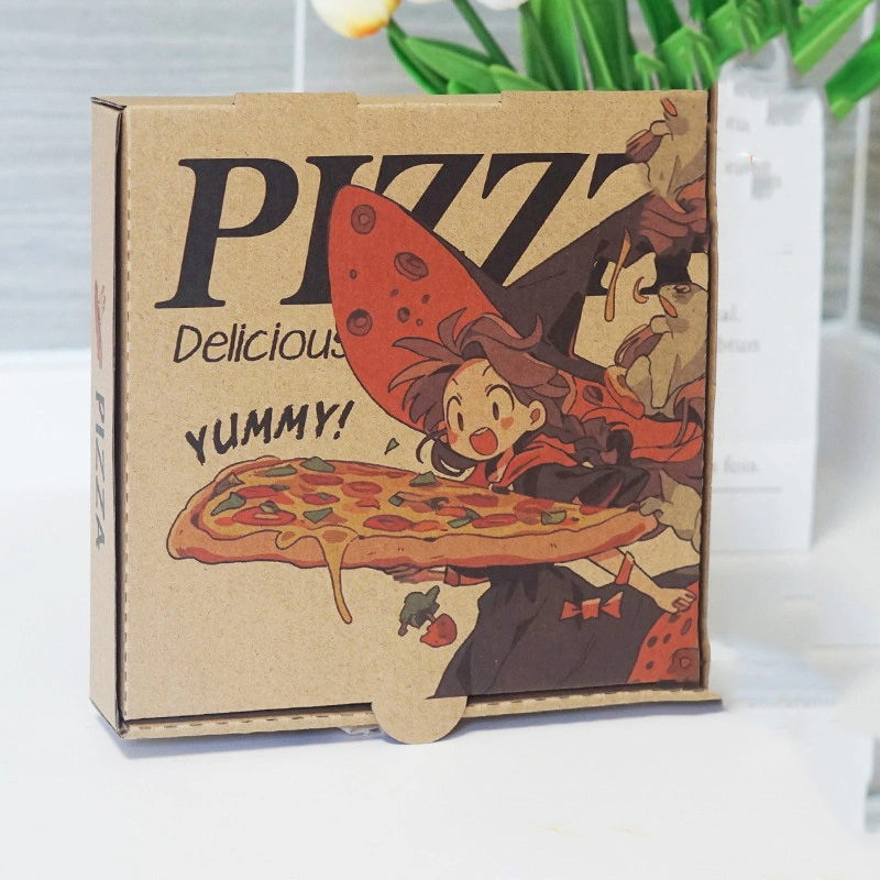 Wholesale 10 16 Inch Eco Friendly Kraft Paper Disposable Pink Pizza Paper Boxes With Custom Logo