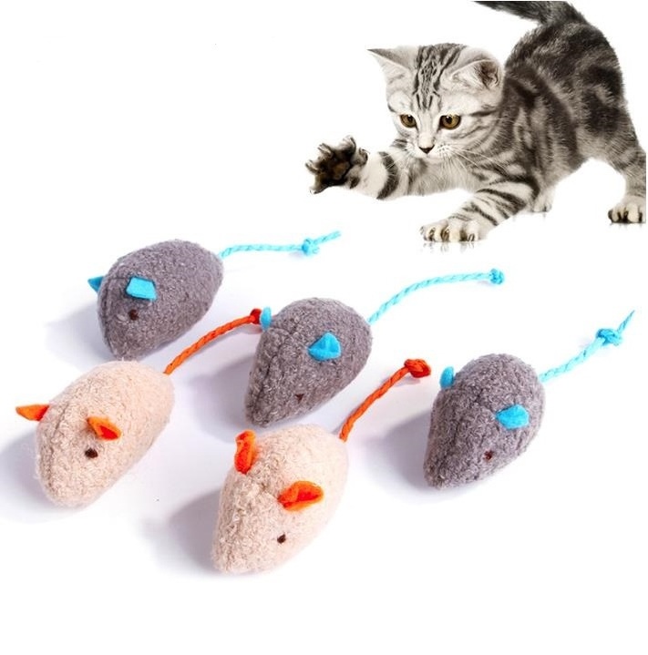 Premium Pet Products Cats Mouse Plush Cat Toys Realistic Cute Kitten Mice Filled Catnip for Cat Chew Toy