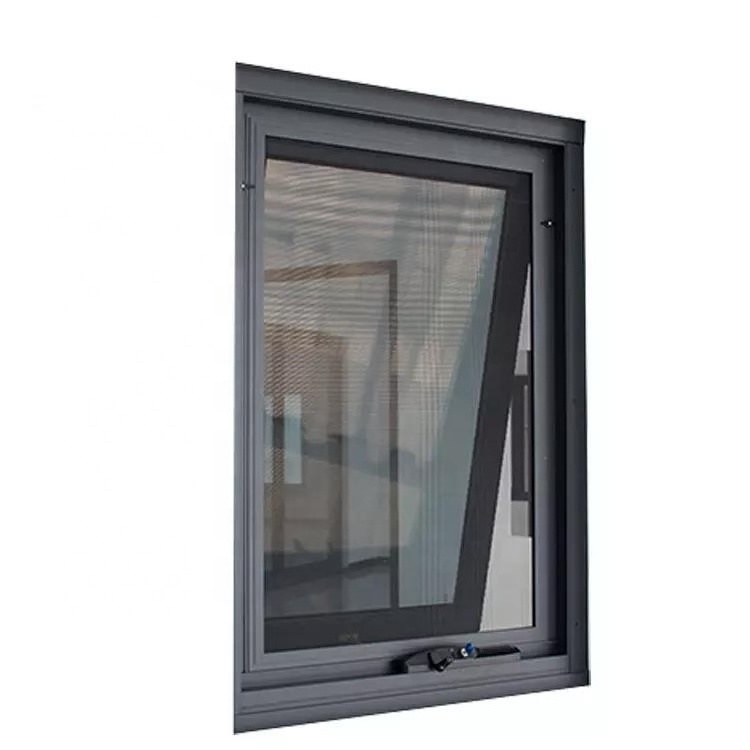 Australia High Quality Double Glazed Aluminum Awning Window With Timber Reveal Chain Winder Awning Window