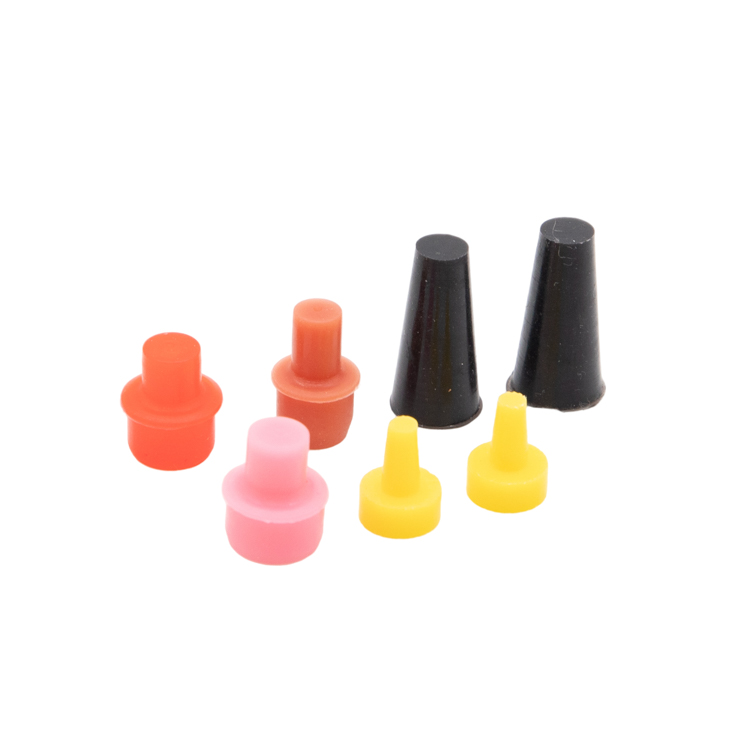 Cylindrical Waterproof Silicone Hole Stopper End Rubber Plug