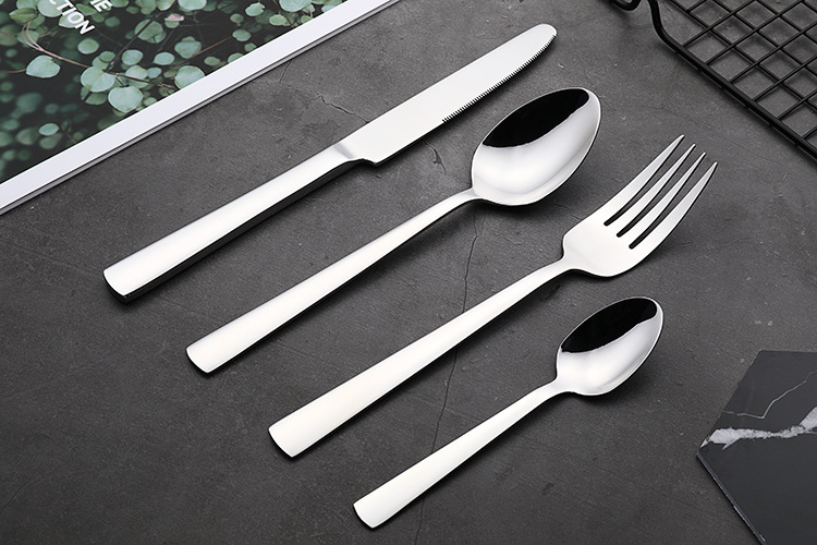 Silverware Steel Cutlery Set 4 Piece Stainless Steel 18/10 Flatware Cutlery