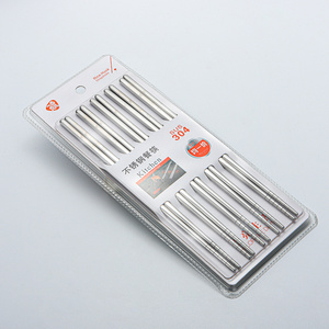 Japanese Sushi Chopsticks Stainless Steel Metal 304 Customized Chopstick