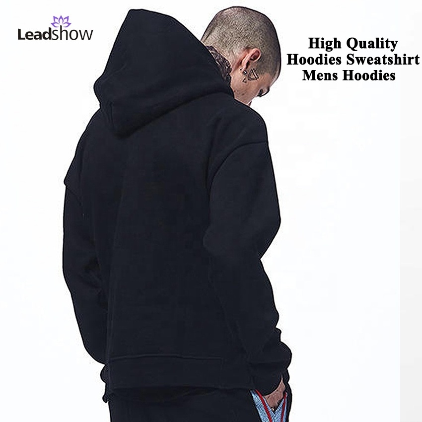 blank high quality plus size hoodies wholesale custom logo gym fitness hoodie manufacturers fleece fabric oversized men hoodie