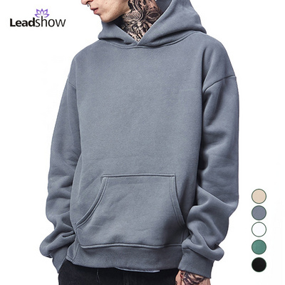 blank high quality plus size hoodies wholesale custom logo gym fitness hoodie manufacturers fleece fabric oversized men hoodie