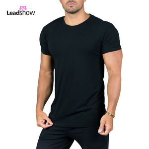 Men's Moisture Wicking comfort eco friendly bamboo t shirt Training Wear Quick dry Short sleeve Blank Gym T Shirt