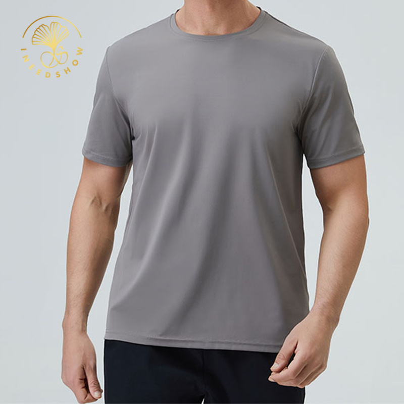 Custom Your Own Brand High Quality Sport Gym Printing Round Neck Printed Dry Fit Plain Blank Men T Shirts