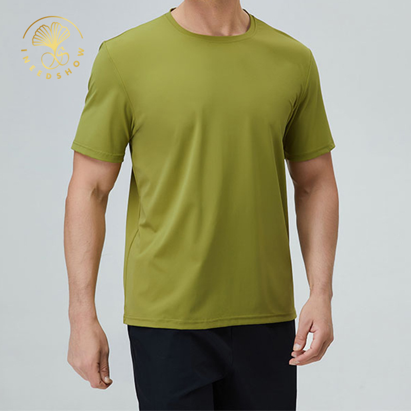 Custom Your Own Brand High Quality Sport Gym Printing Round Neck Printed Dry Fit Plain Blank Men T Shirts