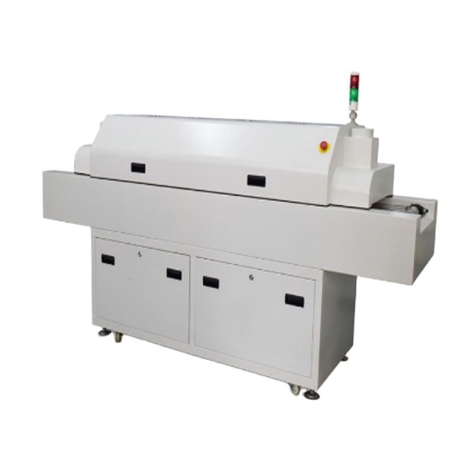 factory price  eco mini 4 zones reflow oven 2m length oven