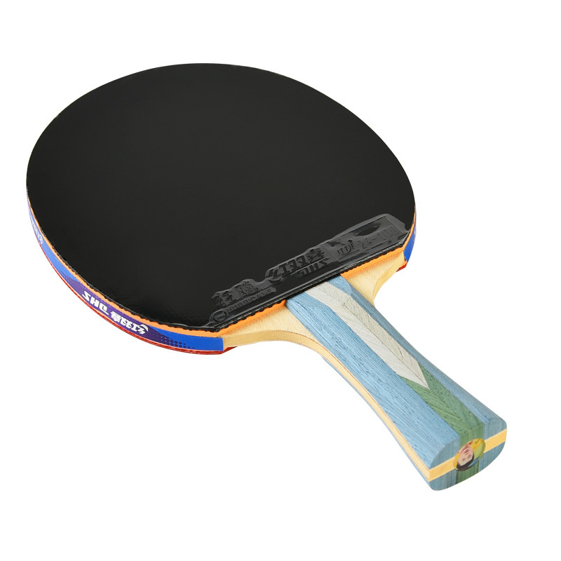 Double Happiness 5 star 5002 horizontal grip 5006 straight grip double-sided reverse rubber table tennis racket