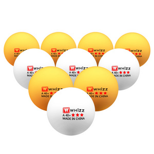 WHIZZ Professional quality 40 mm 3 Star ABS white or yellow table tennis ball