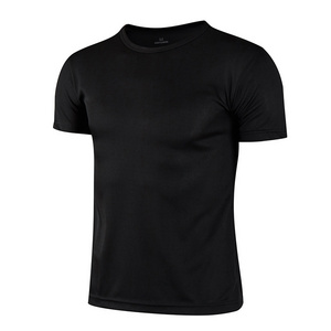 men gym quick dry fitness shirt  soft compression quick dry fitness running t shirt