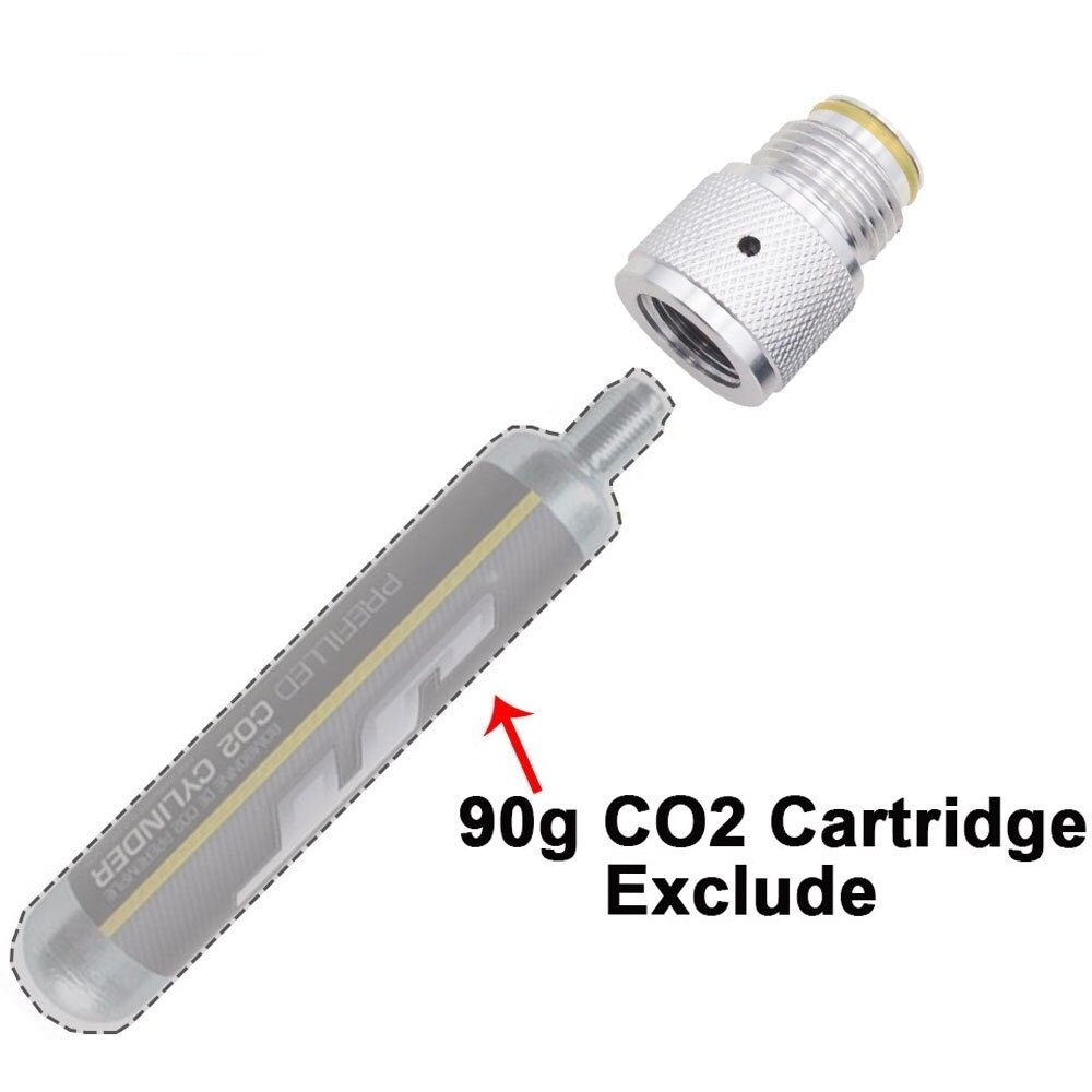 PCP 88G 90G Airsource Disposable Co2 Cartridge Charging Adaptor to Paintball ASA Adapter