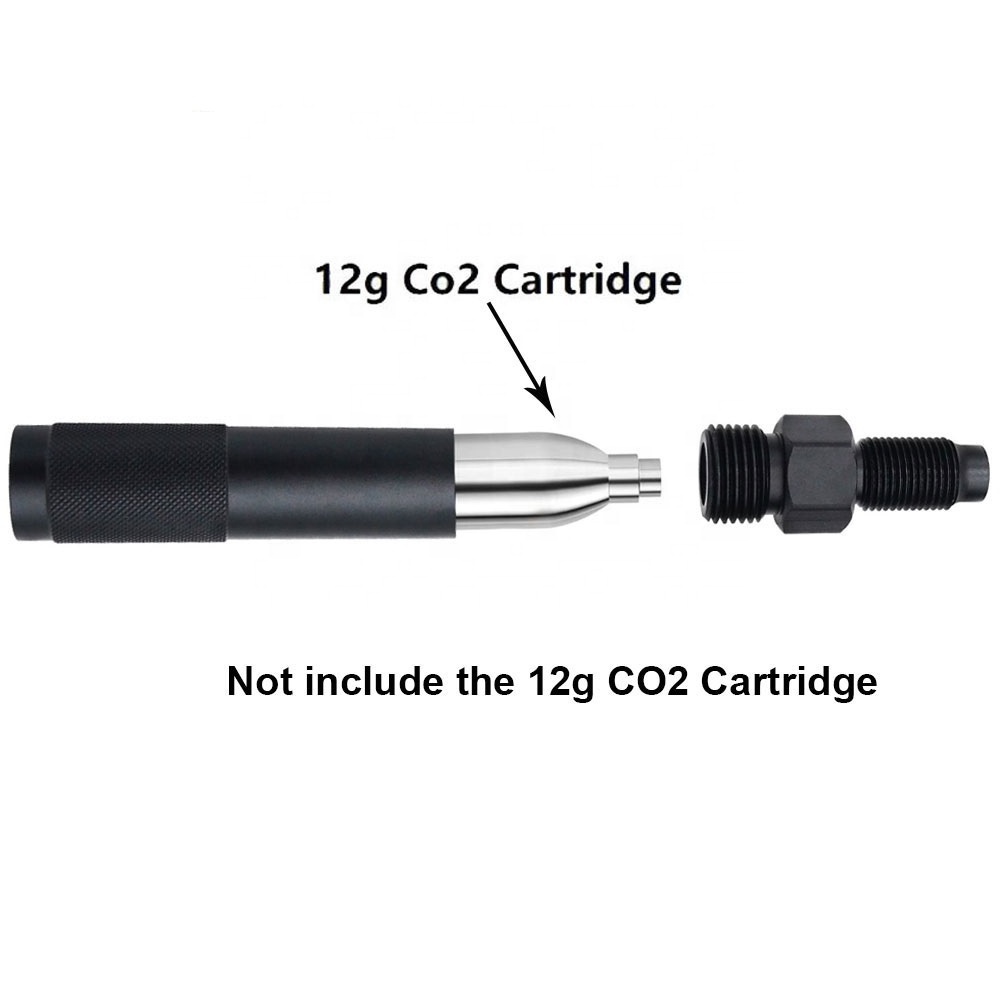 Quick Change 12g CO2 Cartridge Adapter Adaptor with 88g Capsule Threads for PCP Umarex  SIG SAUER MPX / MCX