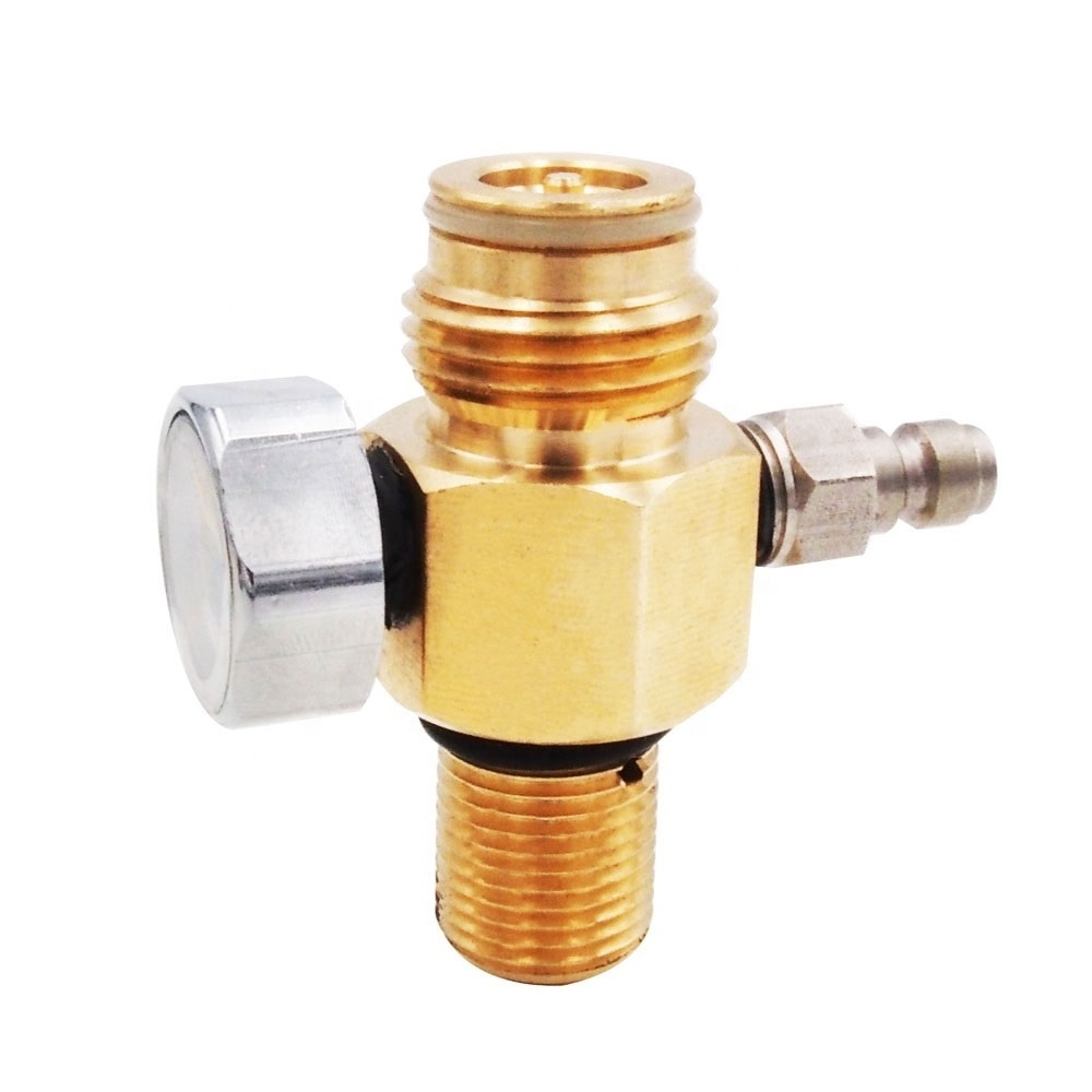 M18x1.5 Thread  HPA Tank  Pressure Regulator Pin Valve for Paintball PCP Air Tank Cylinder Regulator