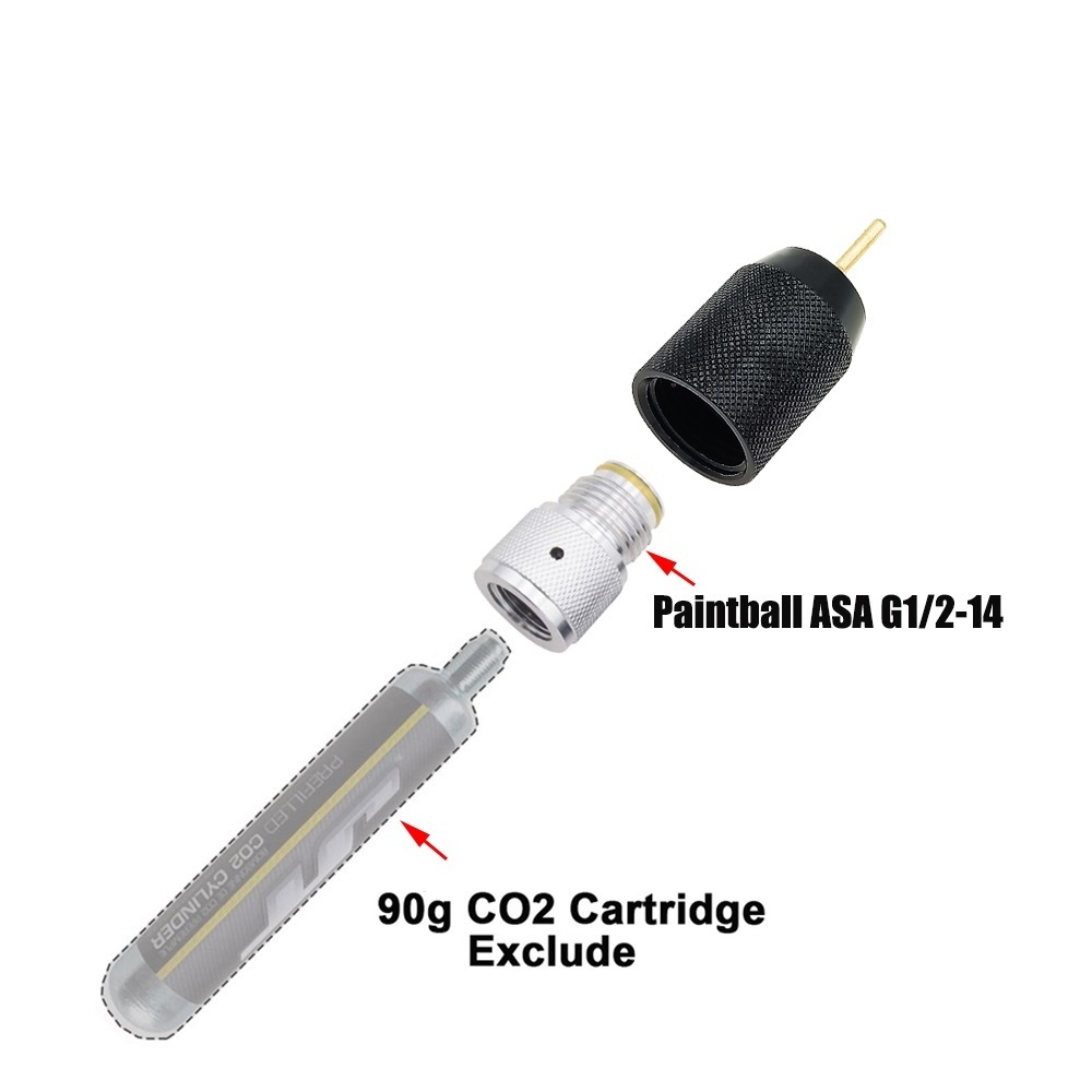 88g or 90g Co2 Cartrige Refill Charging Adapter