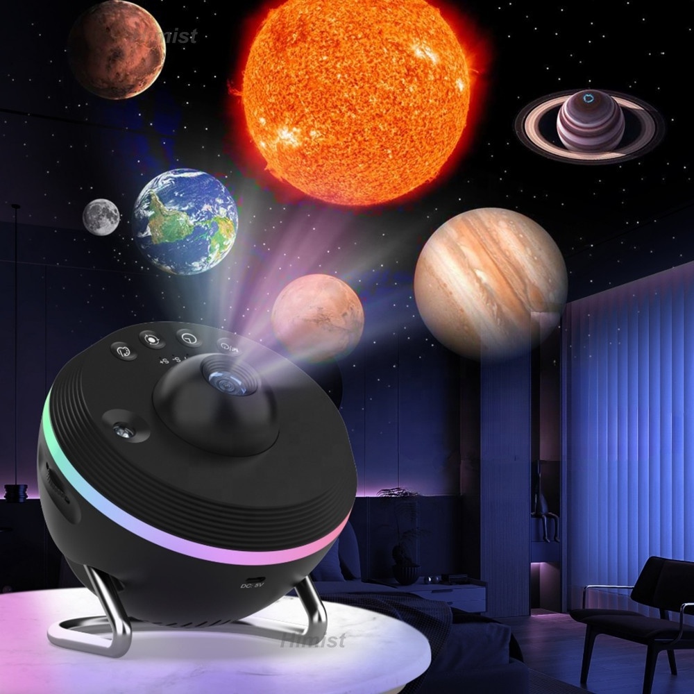 Upgrade Shooting Star 13 in 1 Galaxy Star Projector Ultra Clear Space Ball Planetarium proyector Night Light Lamp For Kids Gifts