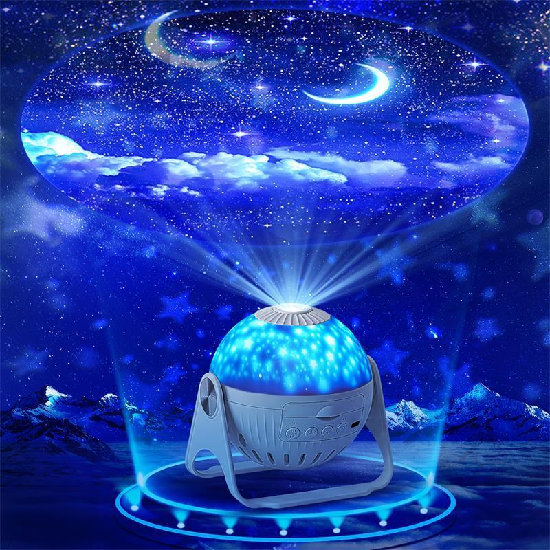 HD Focusing Star Night Starry Projector Light, Laser LED Star Projector BT Music Speaker Galaxy Projector