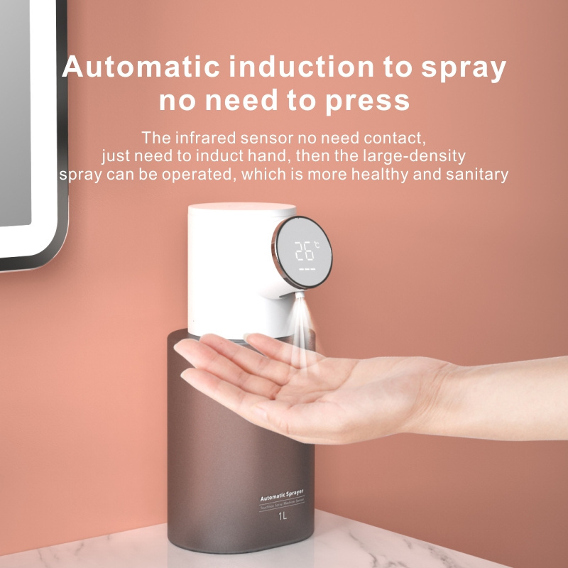 2022 NEW Automatic Induction Alcohol Sprayer Soap dispenser 1L Automatic Hand Washing Machine with  3 Gears For Home Hotel