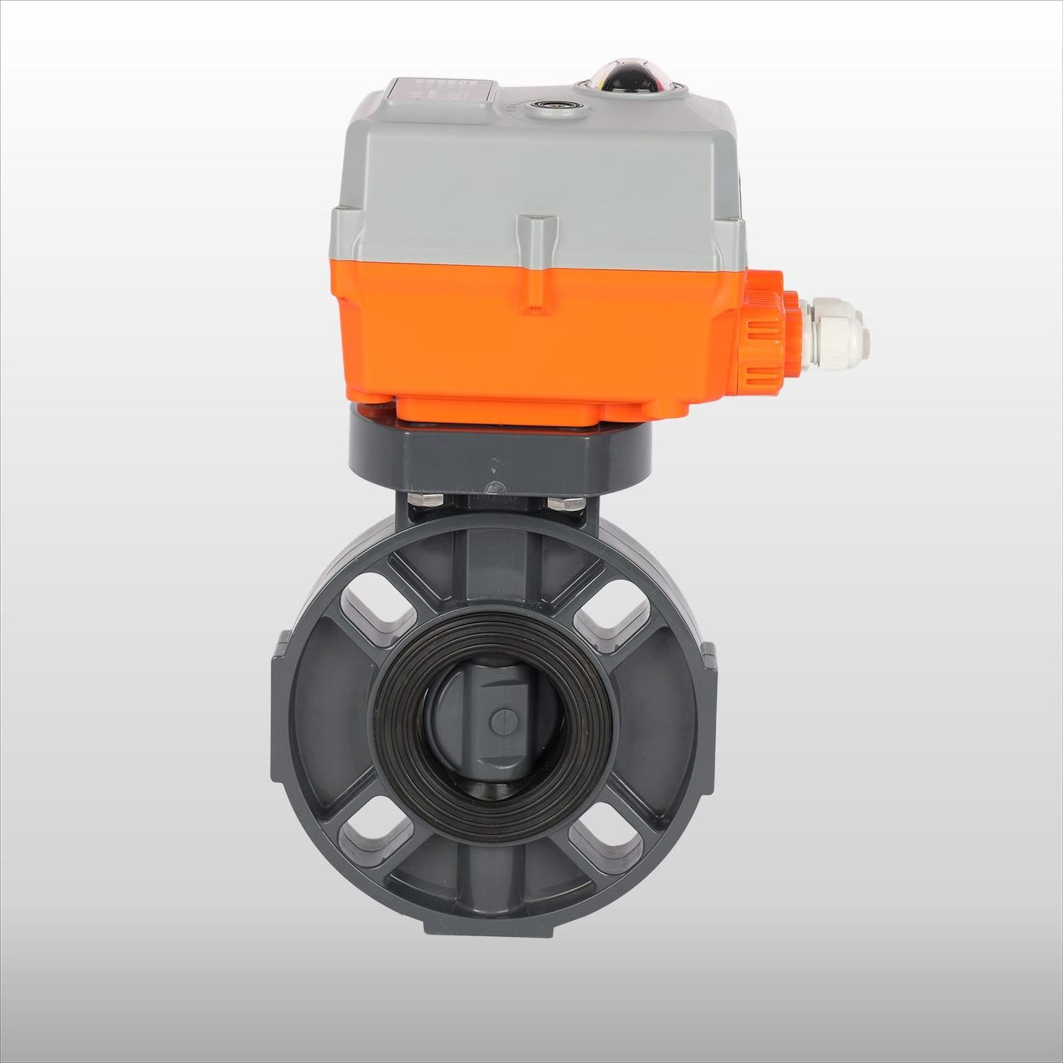 Electrical Control Actuated Gate Motorized 24V Butterfly Valve Actuator Electric