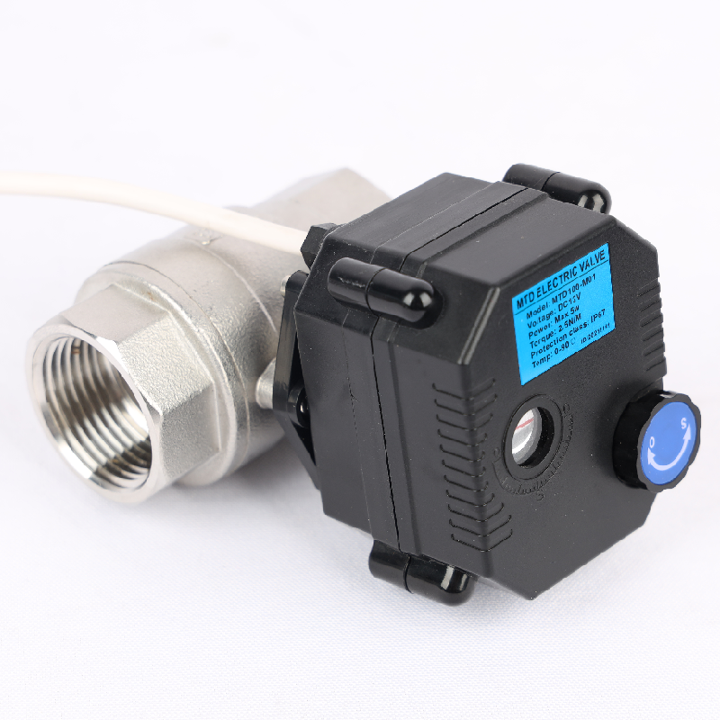 Quality Assurance 1 inch 12V 24 V DC Electric Motorized 2 Way Stainless Steel Automatic Control Mini Water Shut Off Ball Valve